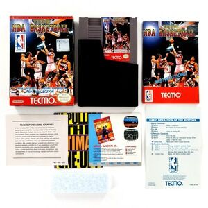 Tecmo NBA Basketball (Nintendo Entertainment System) Authentic Cart Only Tested
